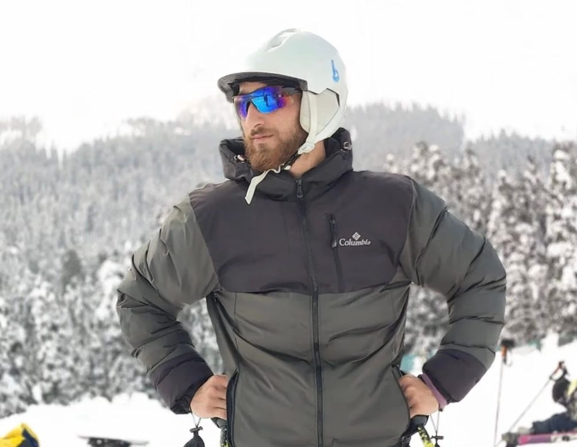 Danish Naik, Junior Ski Instructor at Gulmarg Snowkings.
