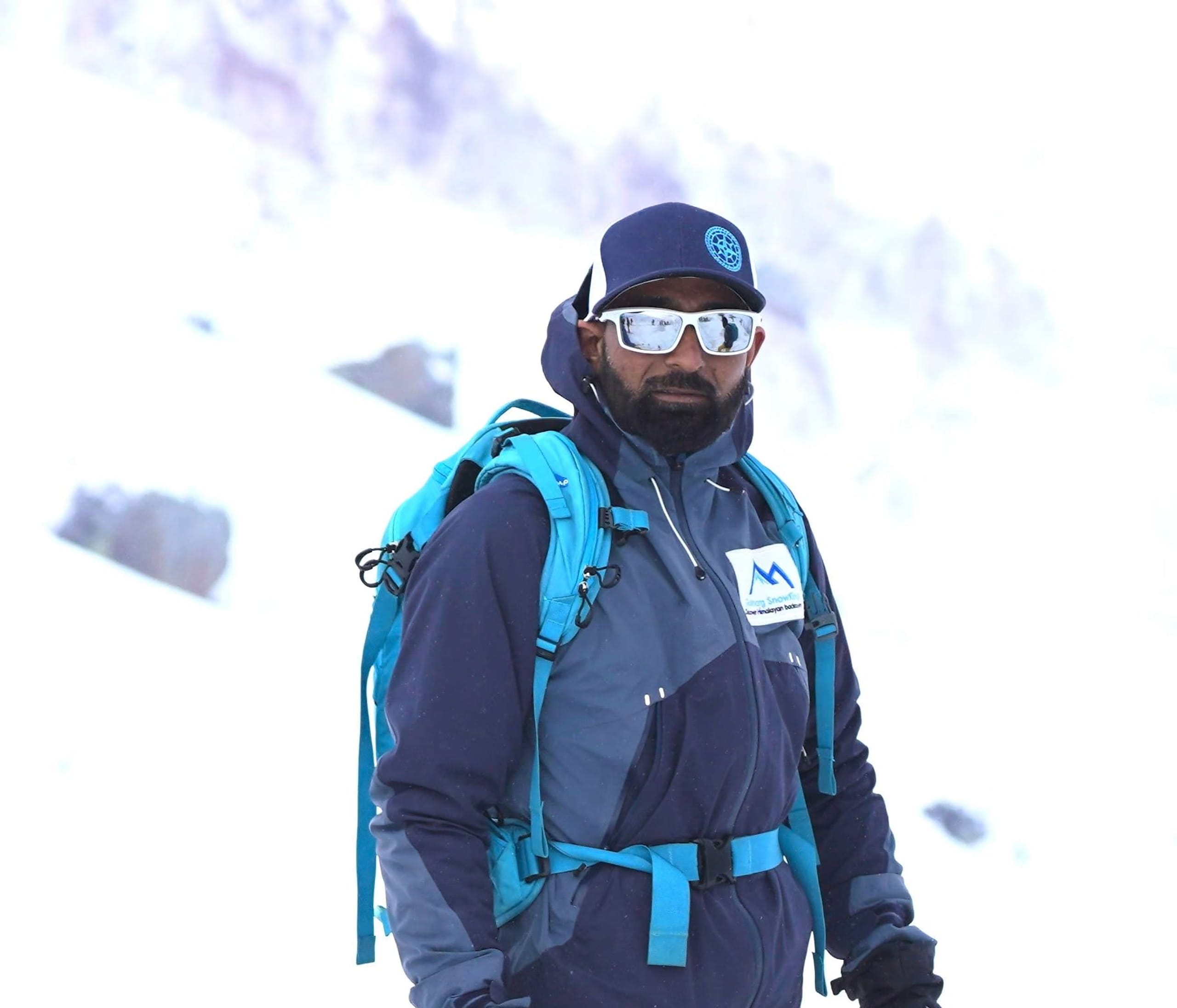 Gulzar Ahmad Tantray, Senior Ski Instructor at Gulmarg Snowkings.