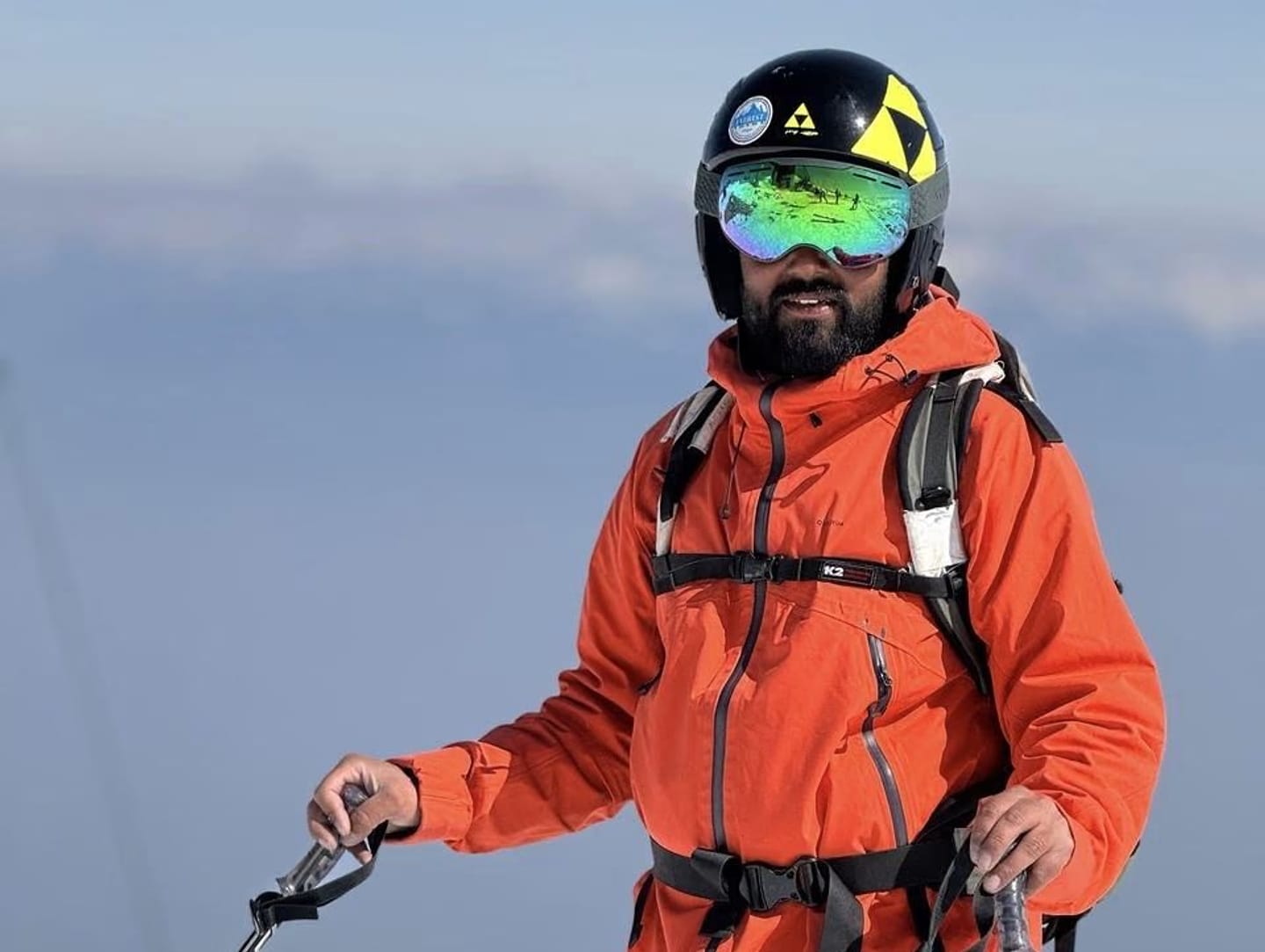 Rais Ahmad Ganai, Ski Instructor and Mountaineer at Gulmarg Snowkings.