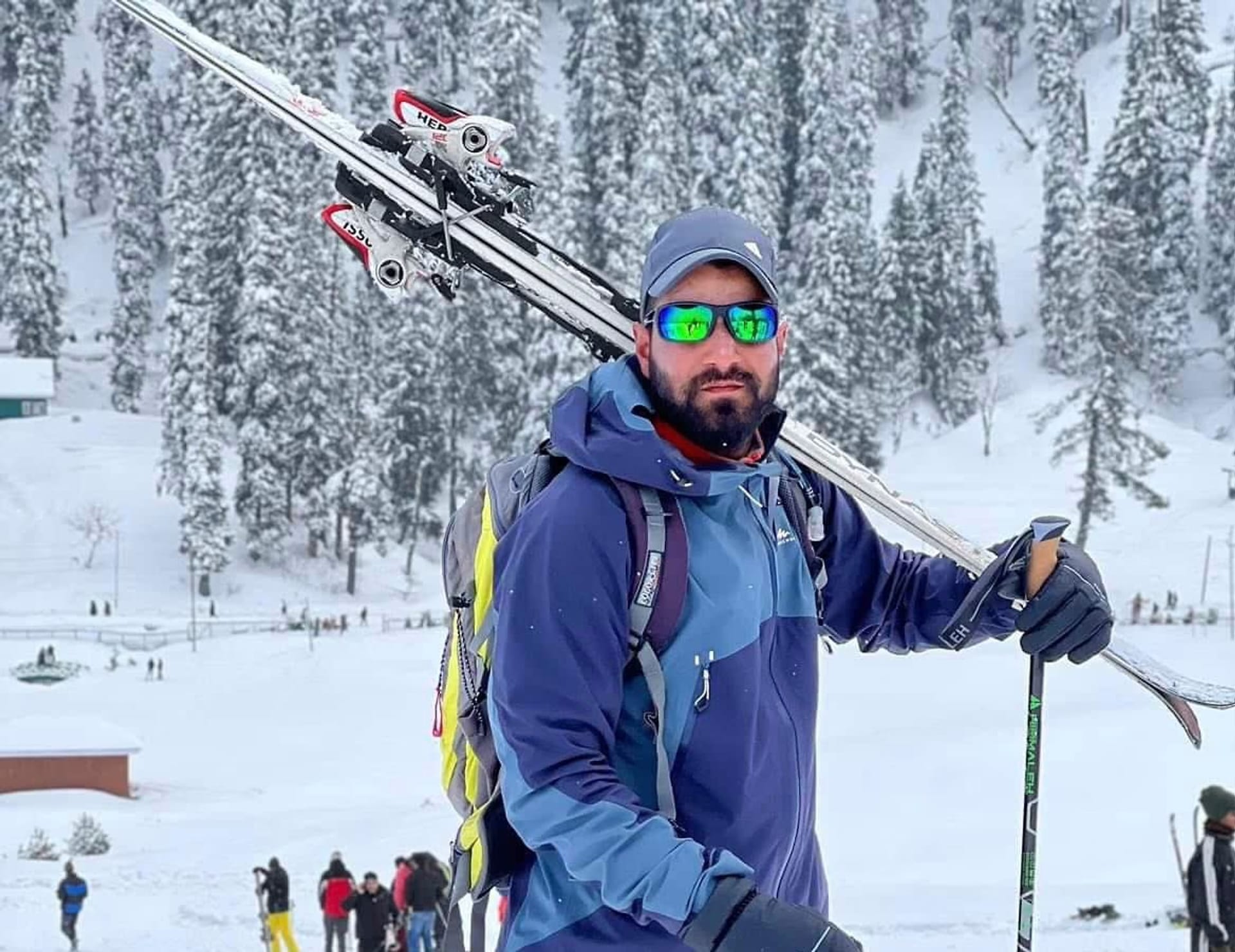Shabir Reshi, Ski Instructor and Backcountry Ski Guide at Gulmarg Snowkings.